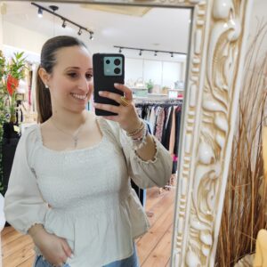 Blusa mexi cuadros