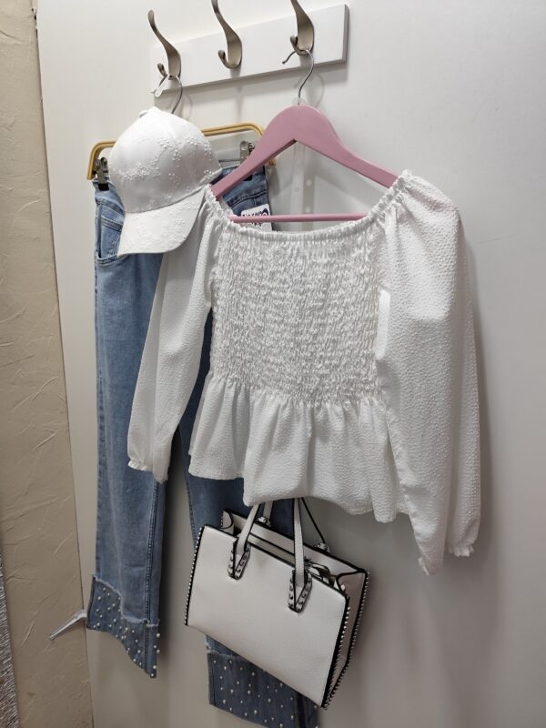 Blusa mexi cuadros - Imagen 2