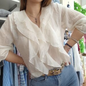 Blusa volantes