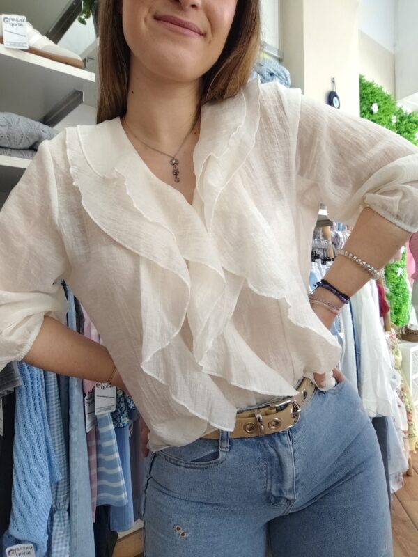 Blusa volantes