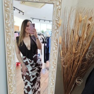 Falda vaca