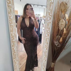 Vestido tul lentejuela