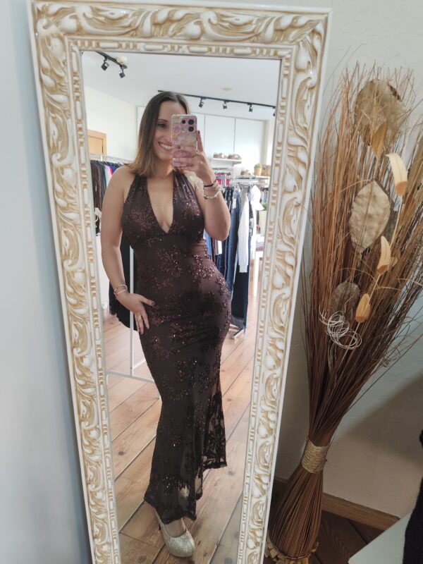 Vestido tul lentejuela